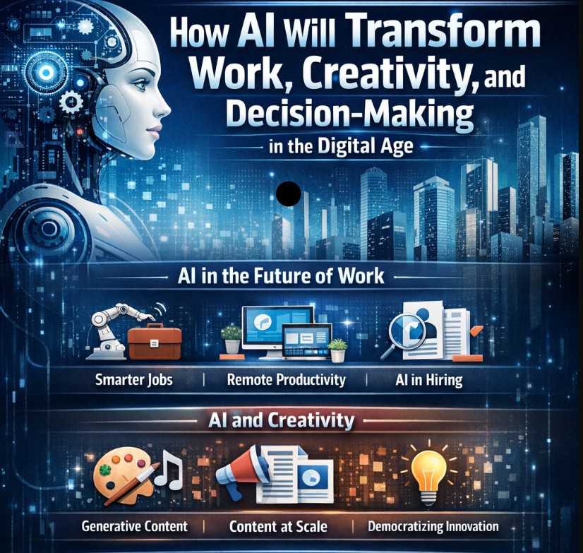 How AI Will Transform Work, Creativity, and Decision-Making in the Digital Age