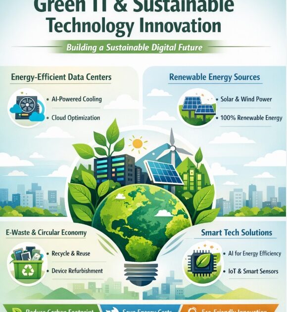 Green IT & Sustainable Technology Innovation: Building a Sustainable Digital Future