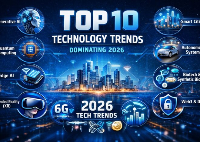 Top 10 Technology Trends Dominating 2026: From Generative AI to Smart Cities