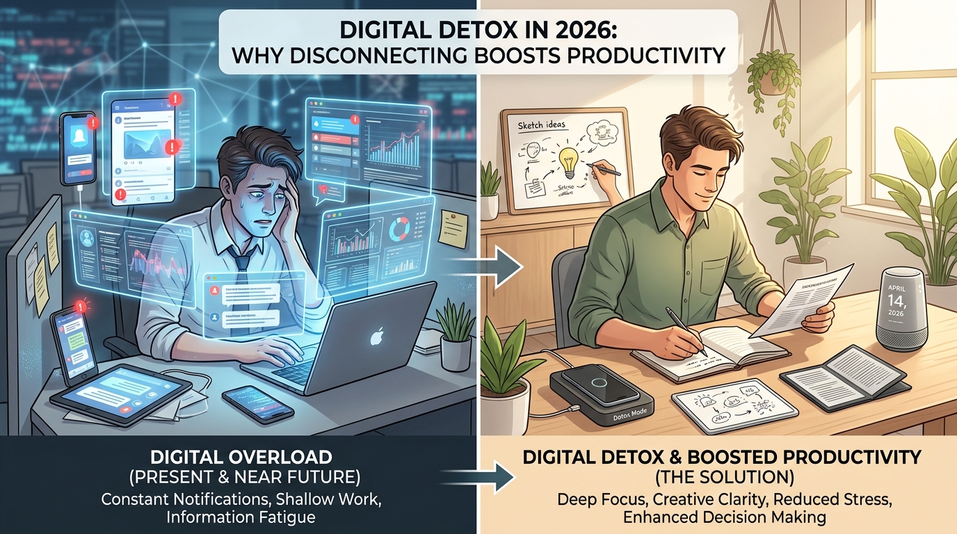 Digital Detox in 2026: Why Disconnecting from Technology Can Actually Boost Your Productivity