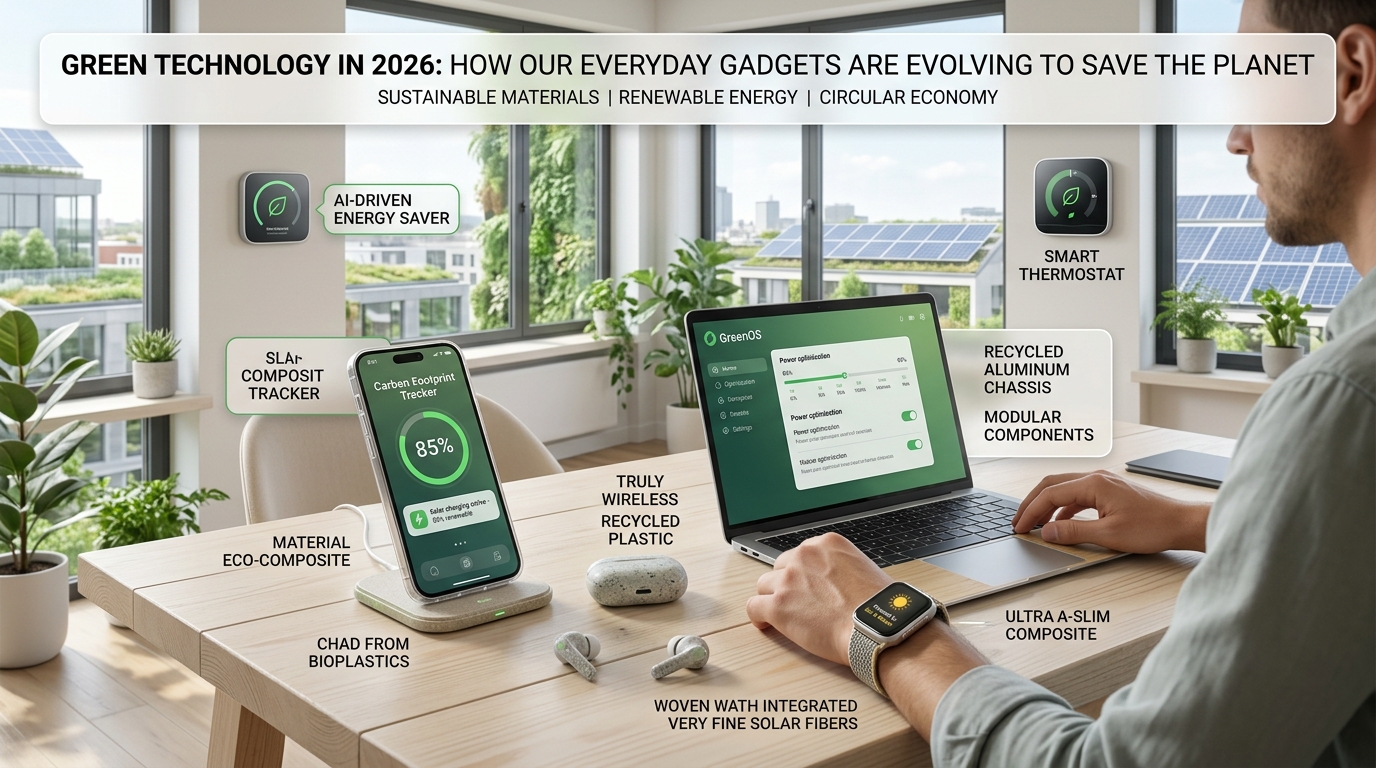 Green Technology in 2026: How Our Everyday Gadgets Are Evolving to Save the Planet