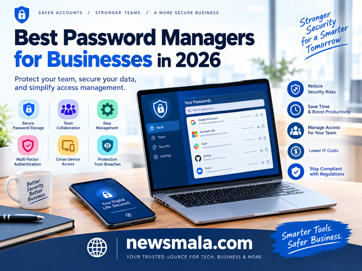 Best Password Managers for Businesses in 2026